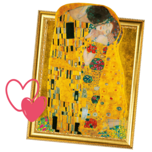 The Kiss, an oil on canvas painting by Gustav Klimt